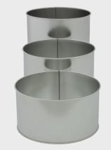 Pudełko cylindryczne o średnicy Ø153 mm z wieczkiem wciskanym